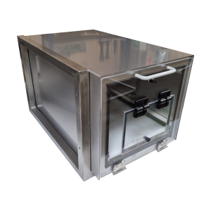 Coffret de protection pour imprimante thermique en inox